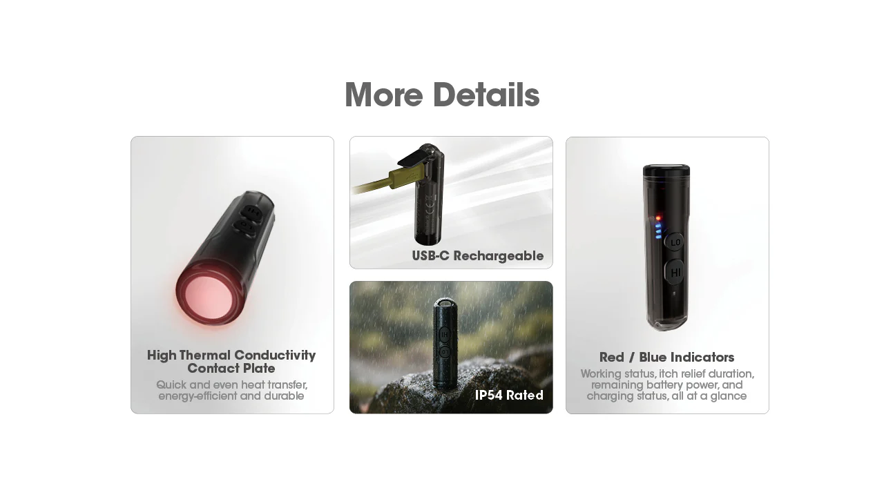 Nitecore Bite Healer 10 USB-C Rechargeable Bite Reliever - Image 10