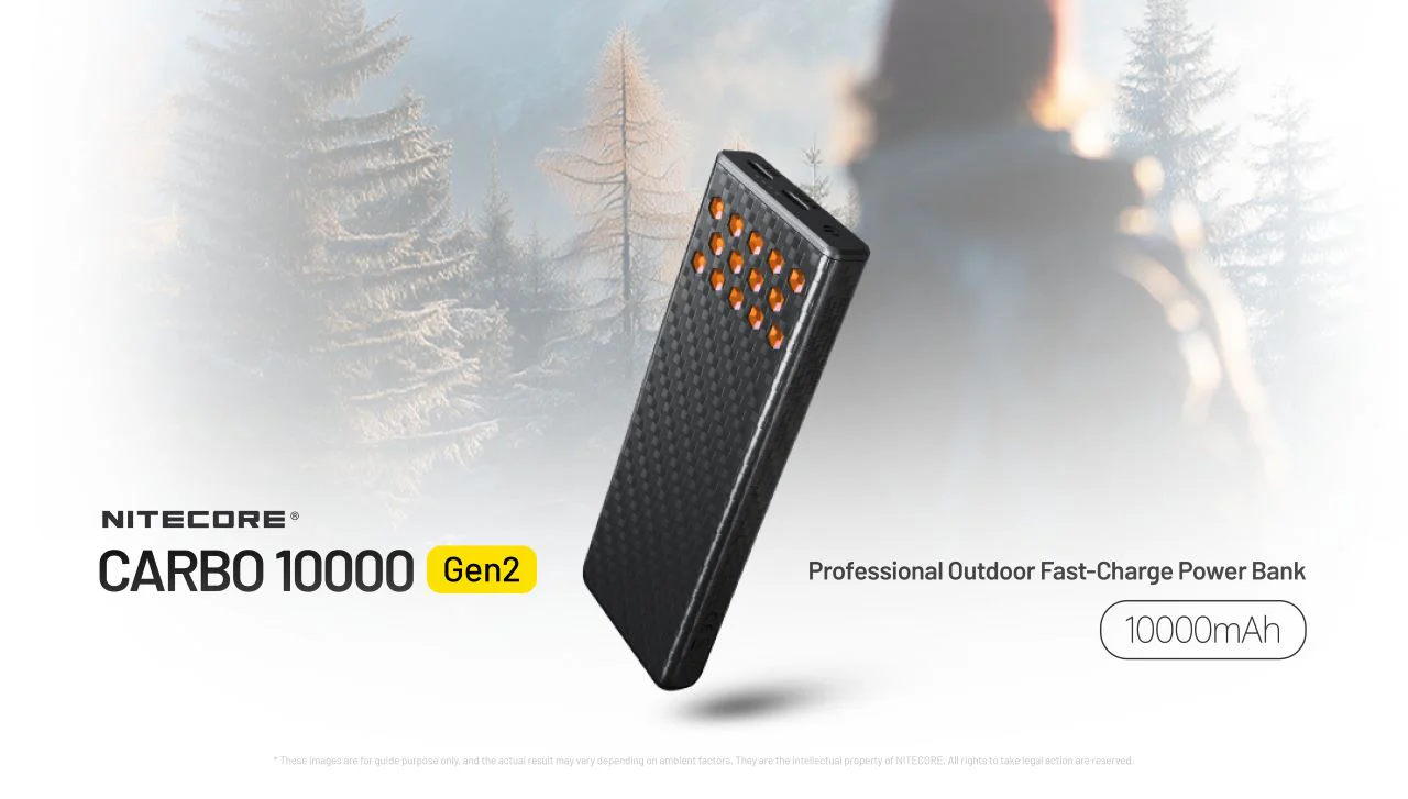 Nitecore Carbo 10000 Gen2 10,000mAh Fast-Charging Power Bank - Image 4