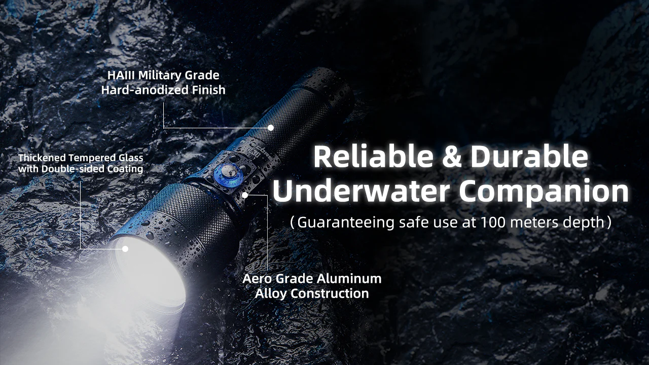Nitecore DL30 1100 Lumen Rechargeable Dive Light - Image 4