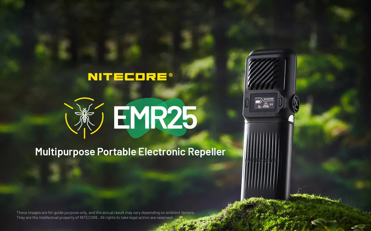 Nitecore EMR25 Multipurpose 3-in-1 Mosquito Repeller with Ultrasonic function - Image 2