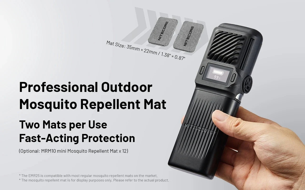 Nitecore EMR25 Multipurpose 3-in-1 Mosquito Repeller with Ultrasonic function - Image 7