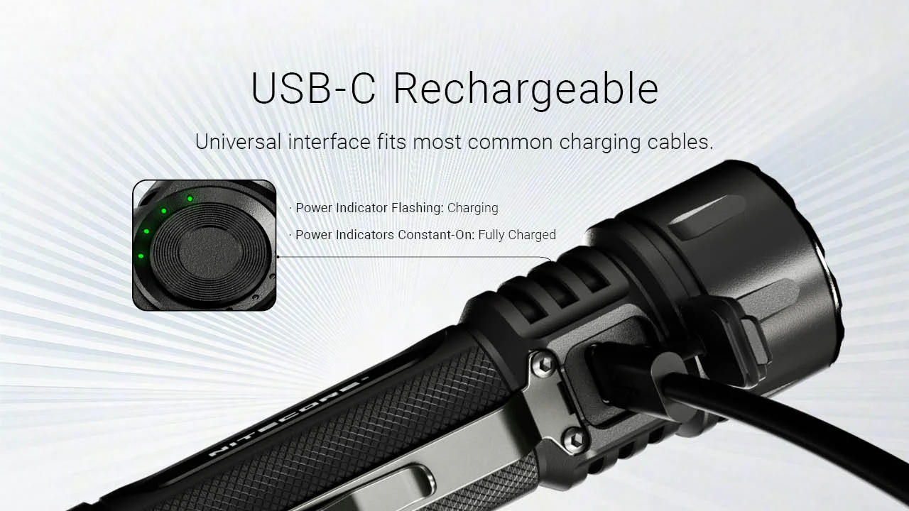 Nitecore EX7 6000 Lumen High Performance Rechargeable Flashlight - Image 9