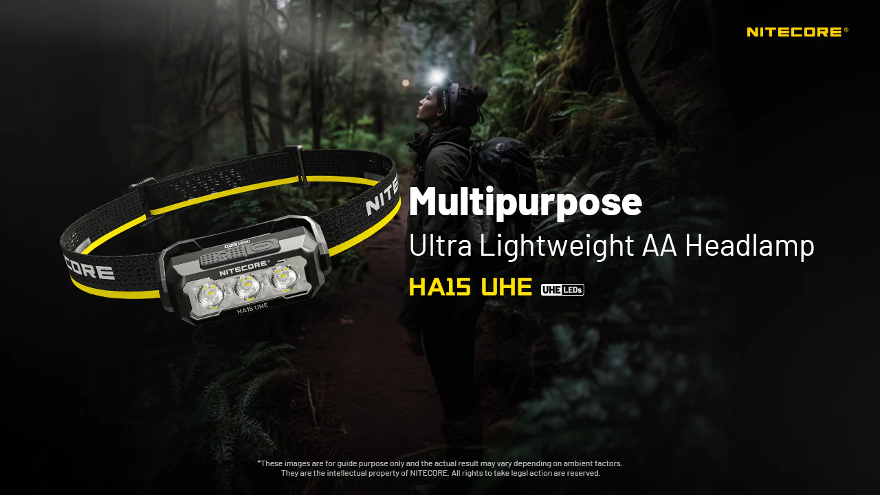 Nitecore HA15 UHE 1x AA Lightweight Headlamp - Image 3