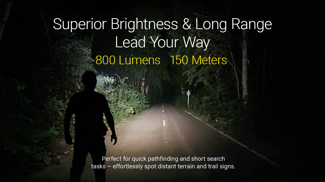 Nitecore HA27 UHE 800 Lumens High-CRI Headlamp with 3 Color Temperatures - Image 5
