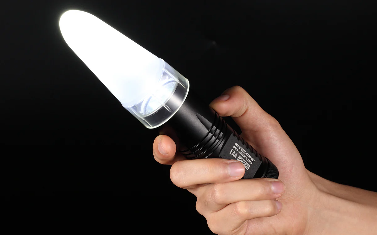 Nitecore 40mm Wand Diffuser (NDF40) for MH25 EA4 EA41 SRT7 P25 CG6 CR6 P16 MH27 - Image 2