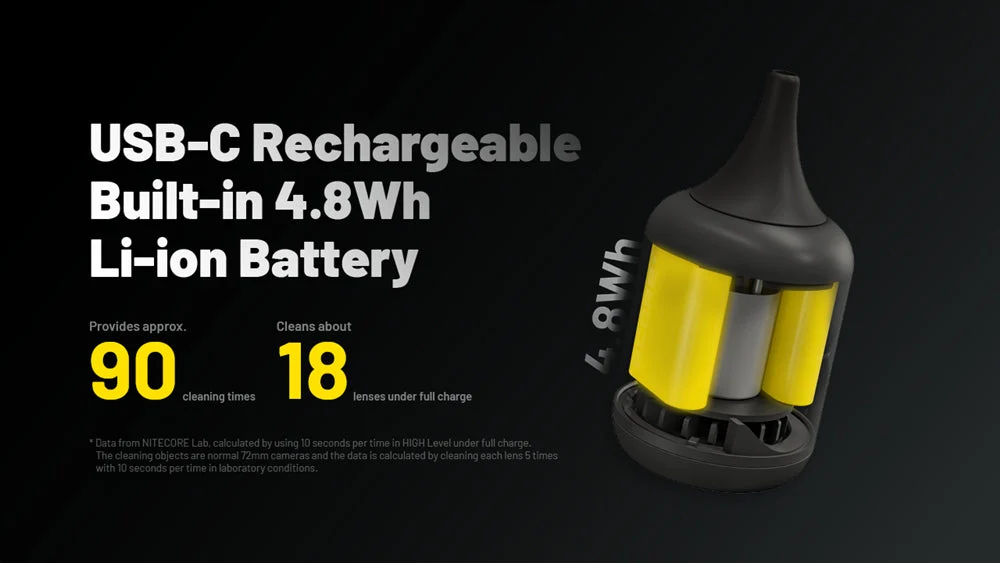 Nitecore BB Nano Rechargeable Air Duster for Cameras and Electronics - Image 10
