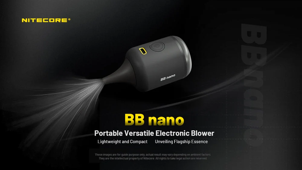 Nitecore BB Nano Rechargeable Air Duster for Cameras and Electronics - Image 2