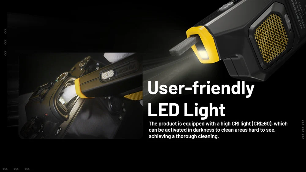 Nitecore BB2 Rechargeable Air Duster for Cameras and Electronics - Image 10