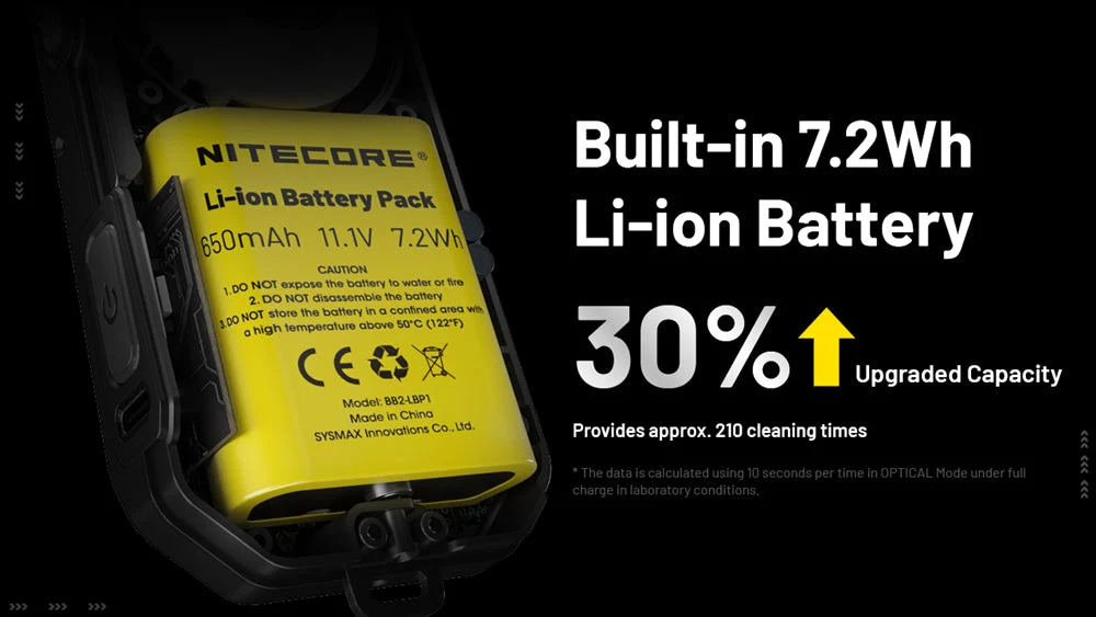 Nitecore BB2 Rechargeable Air Duster for Cameras and Electronics - Image 5