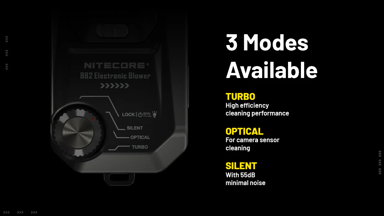 Nitecore BB2 Rechargeable Air Duster for Cameras and Electronics - Image 7