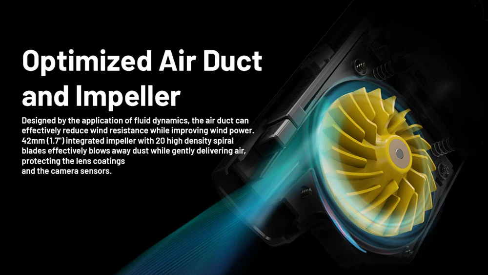 Nitecore BB21 Rechargeable Air Duster for Cameras and Electronics - Image 3