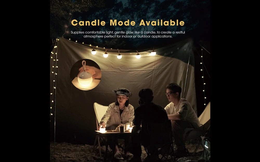 NITECORE Bubble Portable and Lightweight Rechargeable Camping Lantern - Image 18