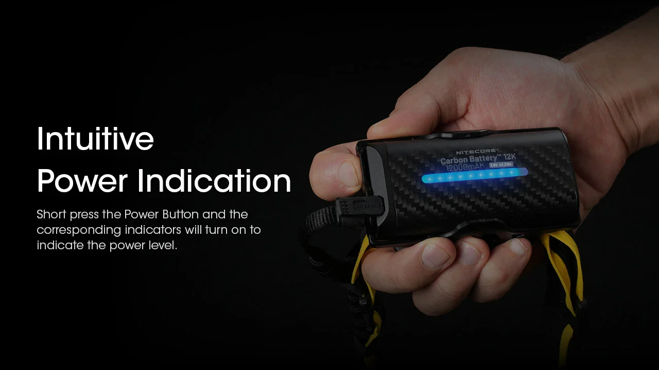 Nitecore Carbon Battery 12K Extended Headlamp Runtime Kit for NU45, NU53, HC65 UHE, and More - Image 11