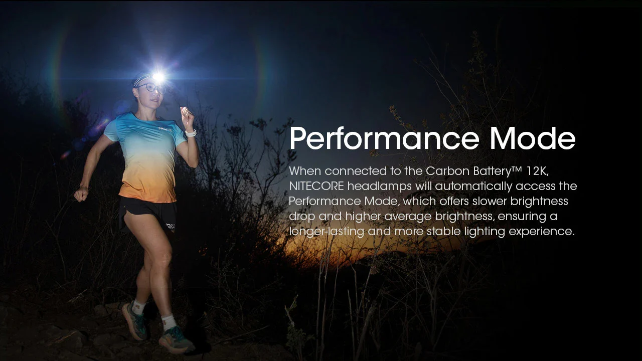 Nitecore Carbon Battery 12K Extended Headlamp Runtime Kit for NU45, NU53, HC65 UHE, and More - Image 6