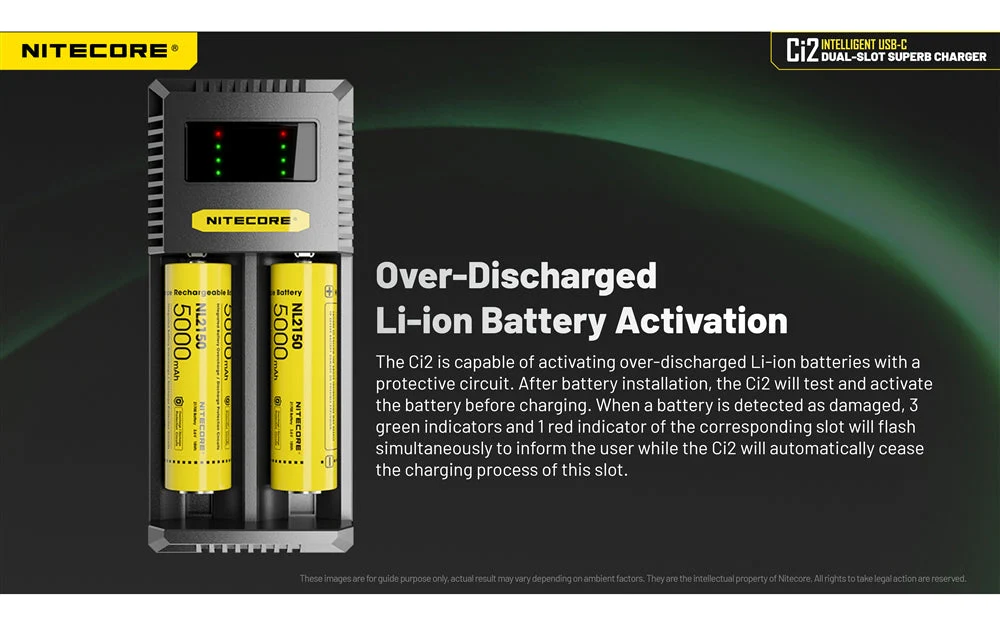 Nitecore Ci2 Dual Slot Universal Battery Charger - Image 10