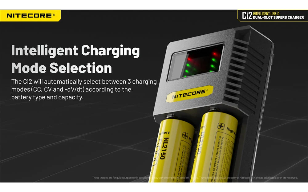 Nitecore Ci2 Dual Slot Universal Battery Charger - Image 5