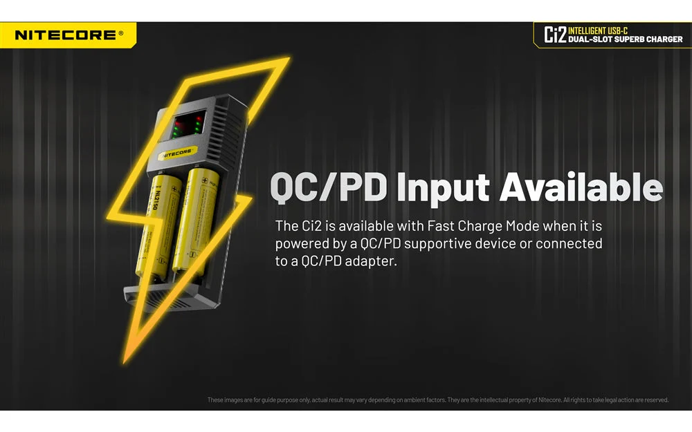 Nitecore Ci2 Dual Slot Universal Battery Charger - Image 6