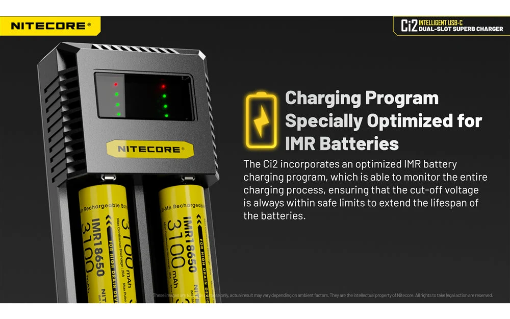 Nitecore Ci2 Dual Slot Universal Battery Charger - Image 9