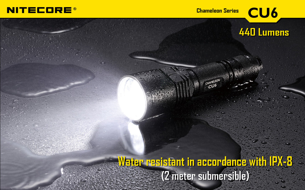 Nitecore CU6 440 Lumen UV LED Flashlight - Image 10