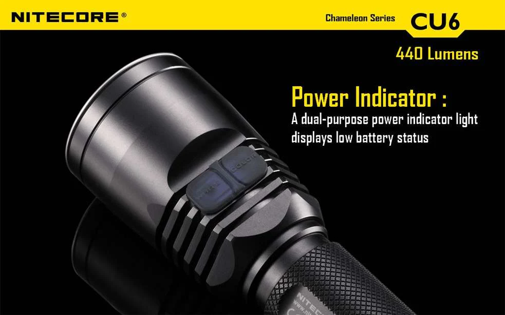Nitecore CU6 440 Lumen UV LED Flashlight - Image 9