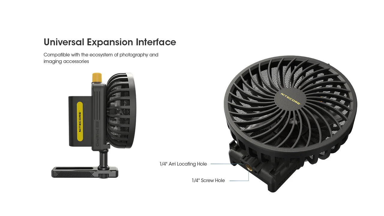 Nitecore CW10 Portable Cordless Wind Hair Blower Fan - Image 2