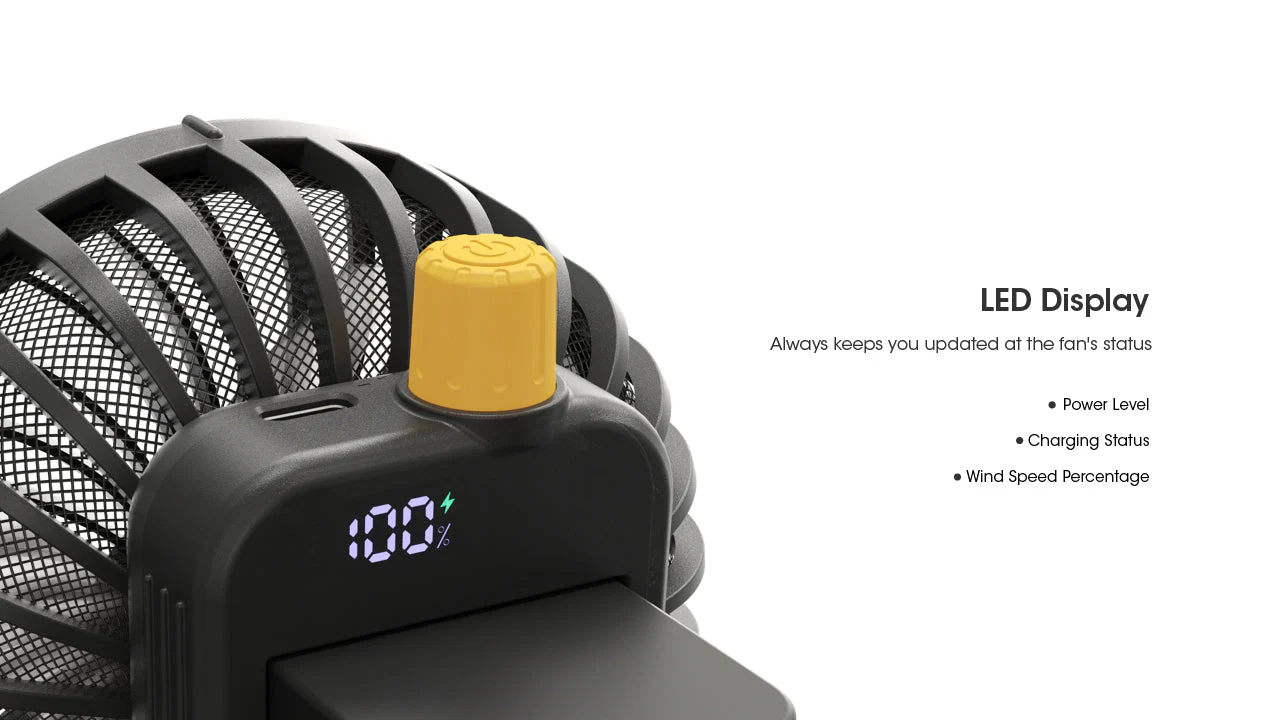 Nitecore CW10 Portable Cordless Wind Hair Blower Fan - Image 4