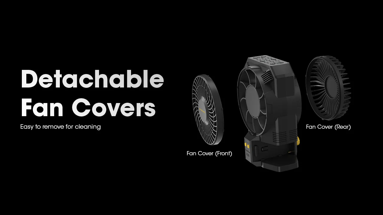 NITECORE CW30 Portable Cordless Photography Fan - Image 9