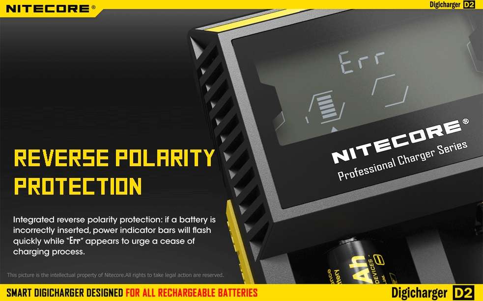 Nitecore D2 Digicharger Universal Charger 18650 RCR123A 17650 17670 14500 AA AAA - Image 4