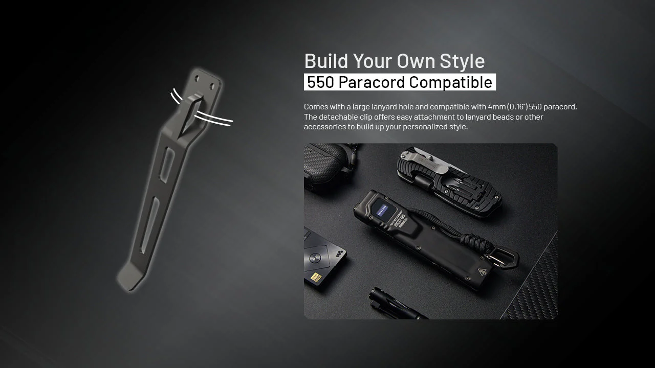 Nitecore EDC27 UHi 3100 Lumen Ultra Slim Flat EDC Flashlight - Image 10
