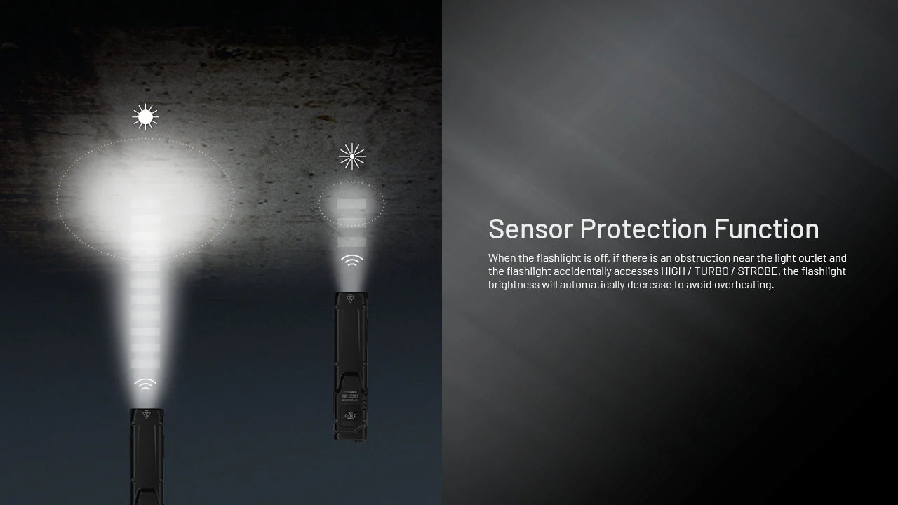 Nitecore EDC27 UHi 3100 Lumen Ultra Slim Flat EDC Flashlight - Image 9