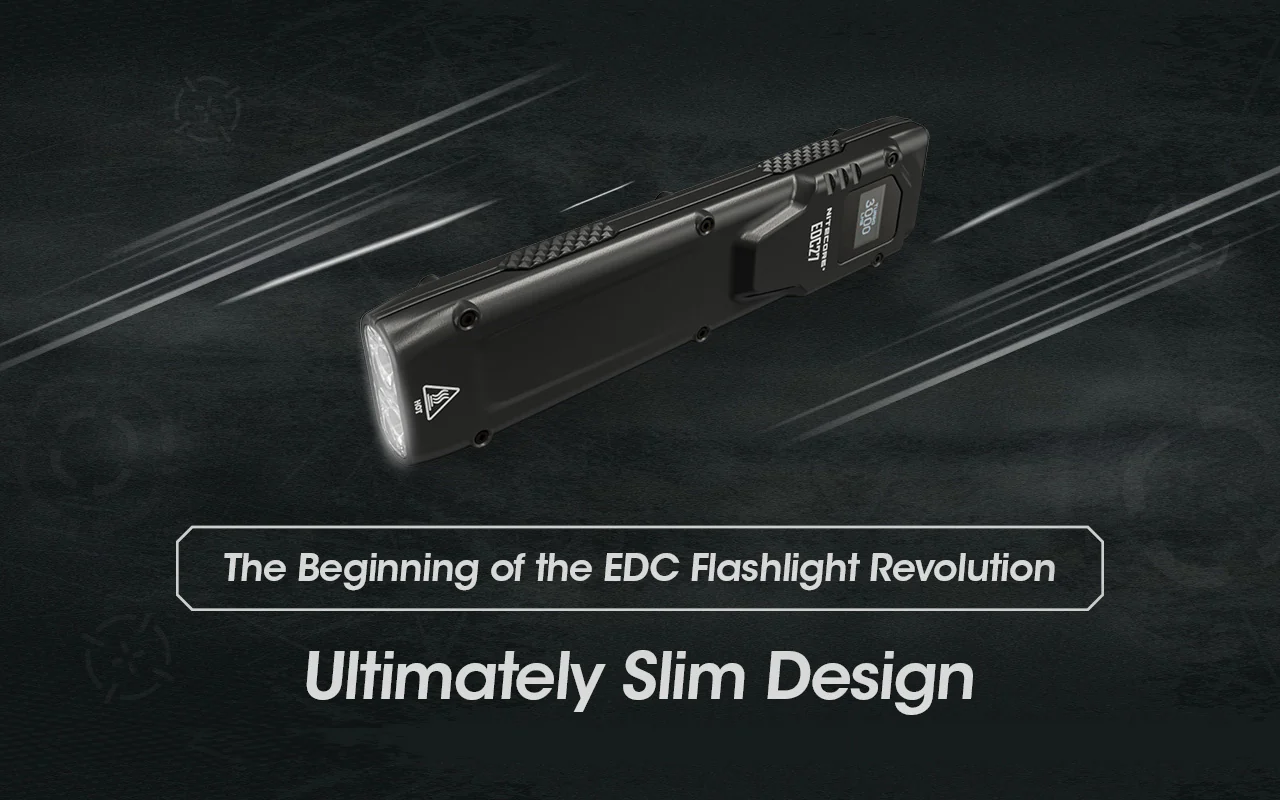 Nitecore EDC27 3000 Lumen Ultra Slim Flat EDC Flashlight - Image 5