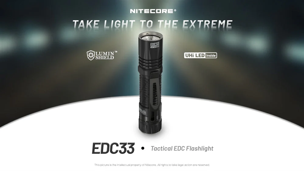 Nitecore EDC33 4000 Lumen Rechargeable EDC Flashlight - Image 2