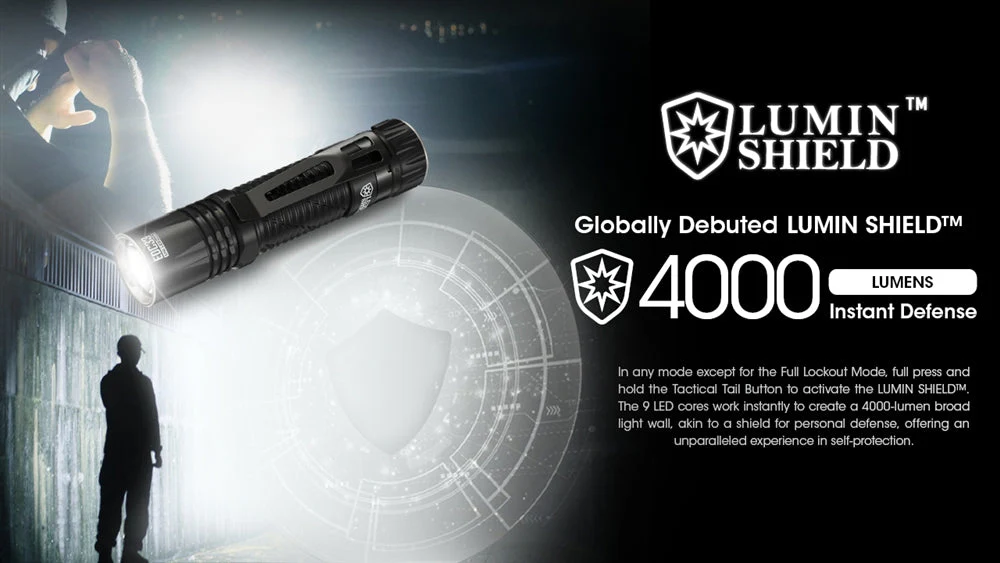 Nitecore EDC33 4000 Lumen Rechargeable EDC Flashlight - Image 3