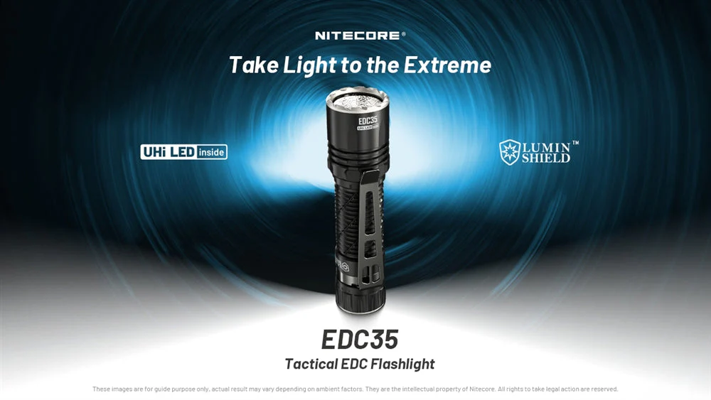 Nitecore EDC35 5000 Lumen Rechargeable EDC Flashlight - Image 2