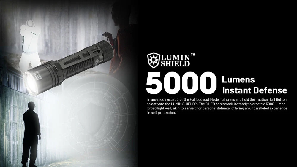 Nitecore EDC35 5000 Lumen Rechargeable EDC Flashlight - Image 3