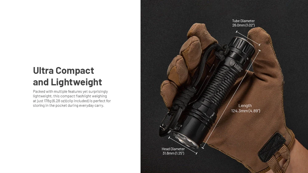 Nitecore EDC35 5000 Lumen Rechargeable EDC Flashlight - Image 9