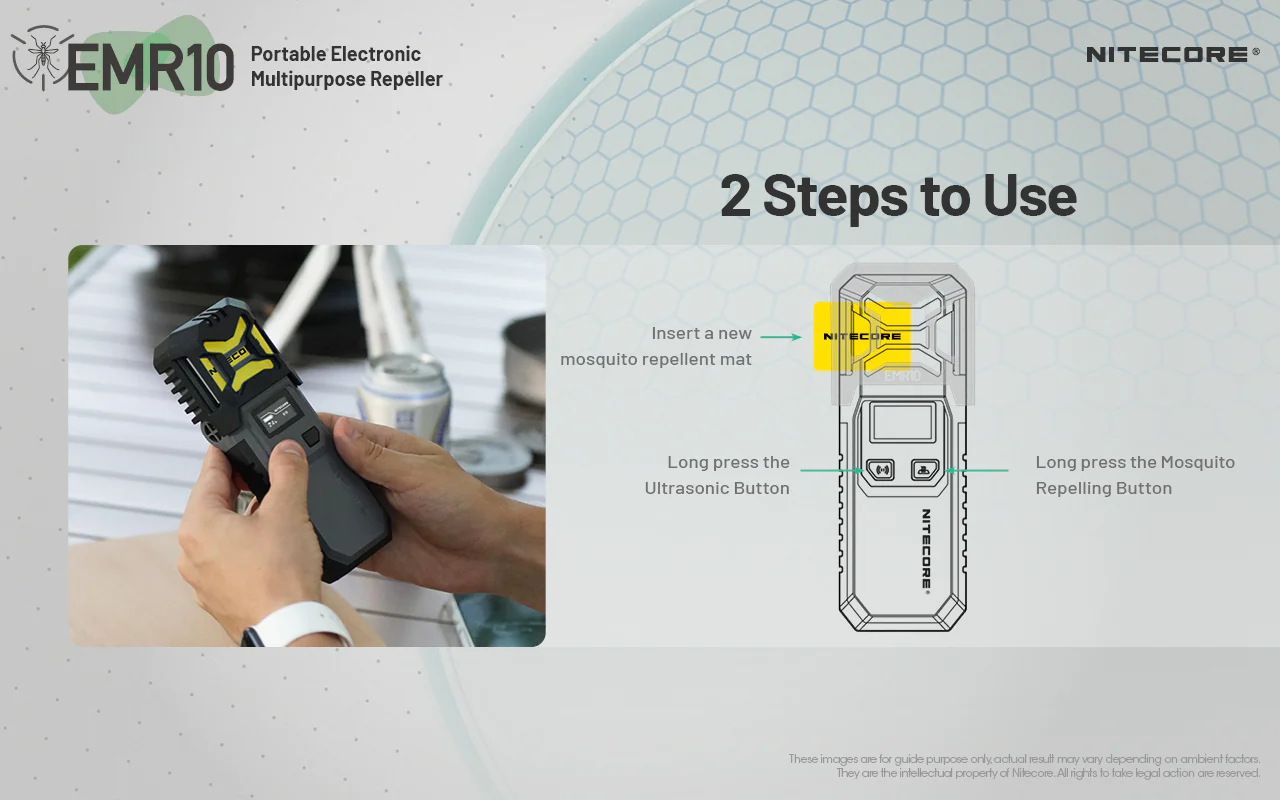 Nitecore EMR10 Rechargeable Mosquito Repeller & Power Bank - Image 10