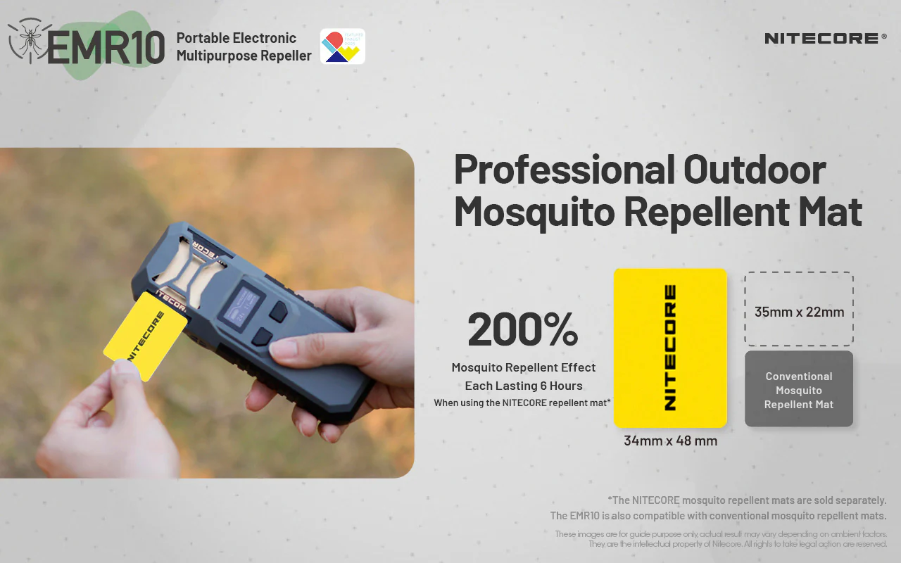 Nitecore EMR10 Rechargeable Mosquito Repeller & Power Bank - Image 5