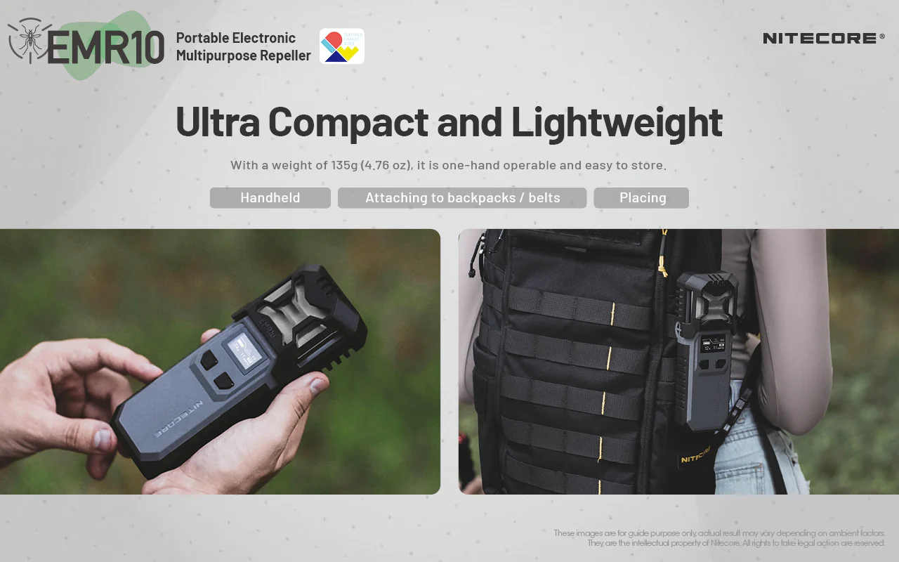 Nitecore EMR10 Rechargeable Mosquito Repeller & Power Bank - Image 9