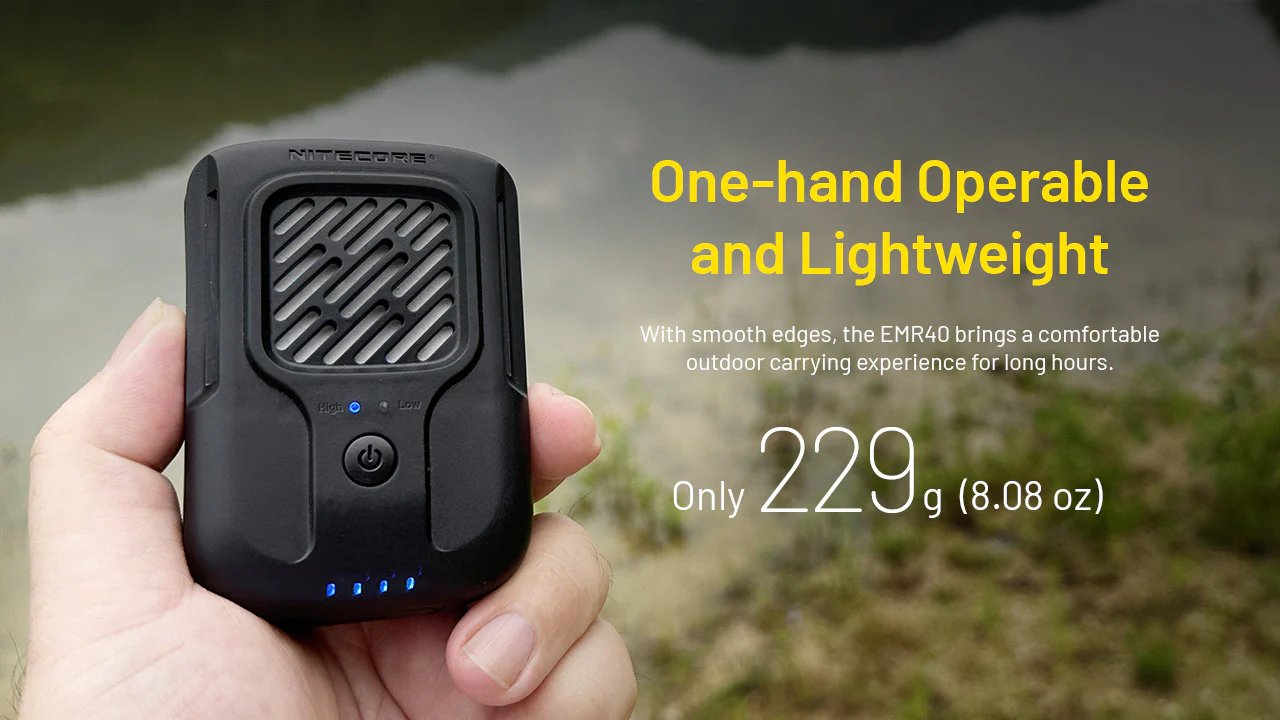 Nitecore EMR40 Portable Rechargeable Multipurpose Mosquito Repeller - Image 7