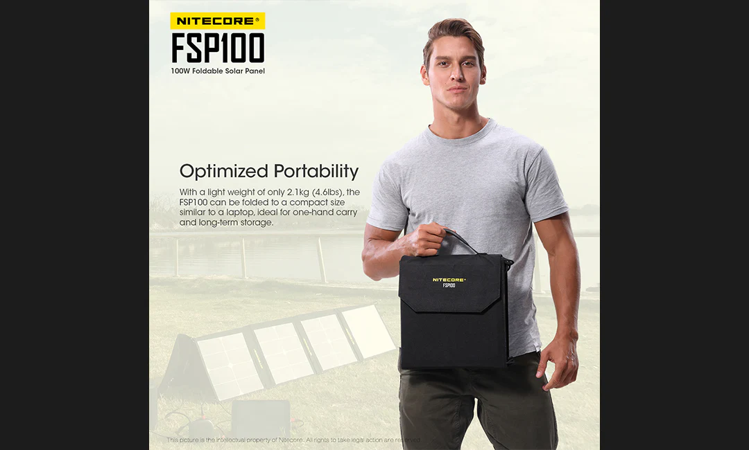 Nitecore FSP100 100 Foldable Solar Panel - Image 6