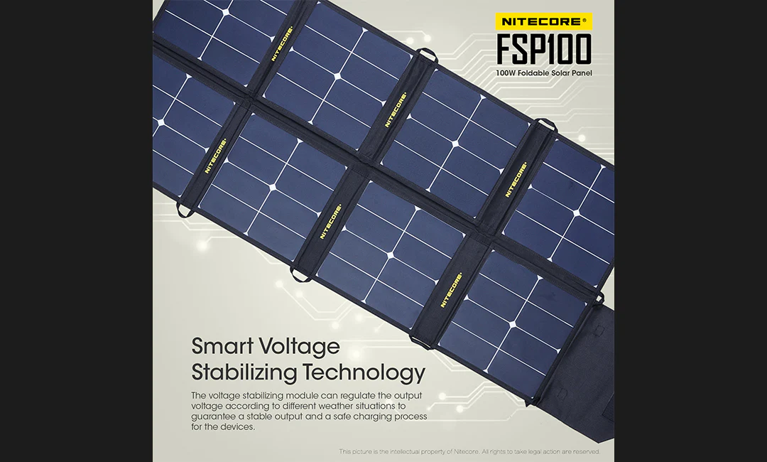 Nitecore FSP100 100 Foldable Solar Panel - Image 7