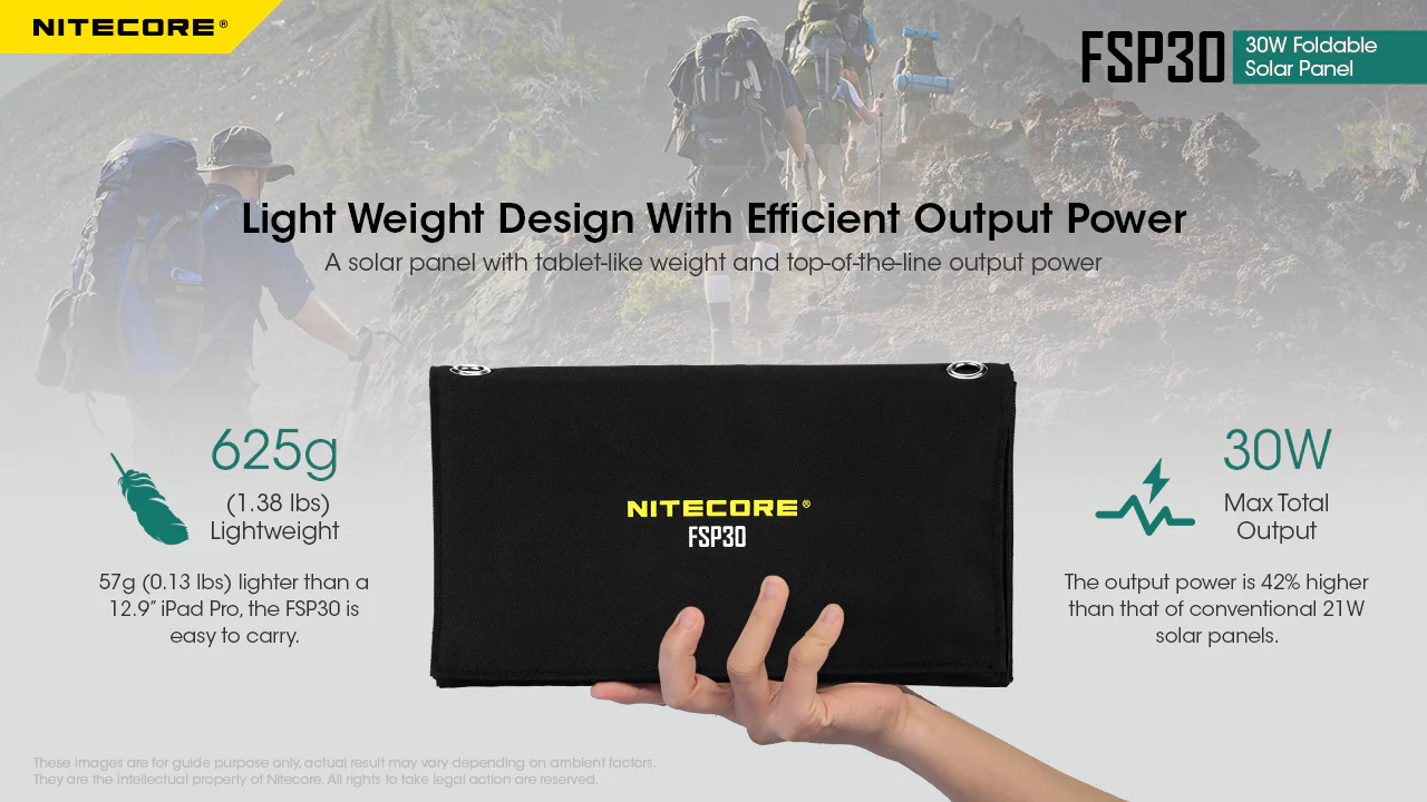 Nitecore FSP30 30W Foldable Solar Panel - Image 4
