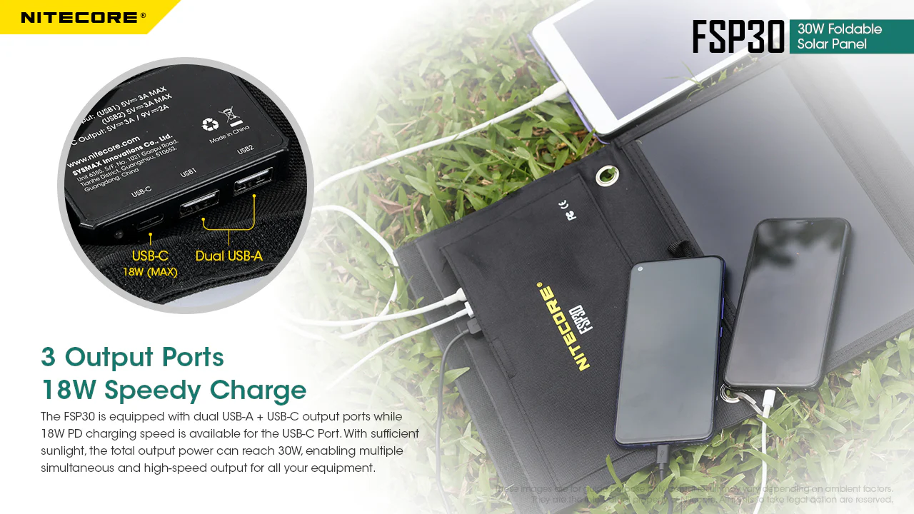 Nitecore FSP30 30W Foldable Solar Panel - Image 6