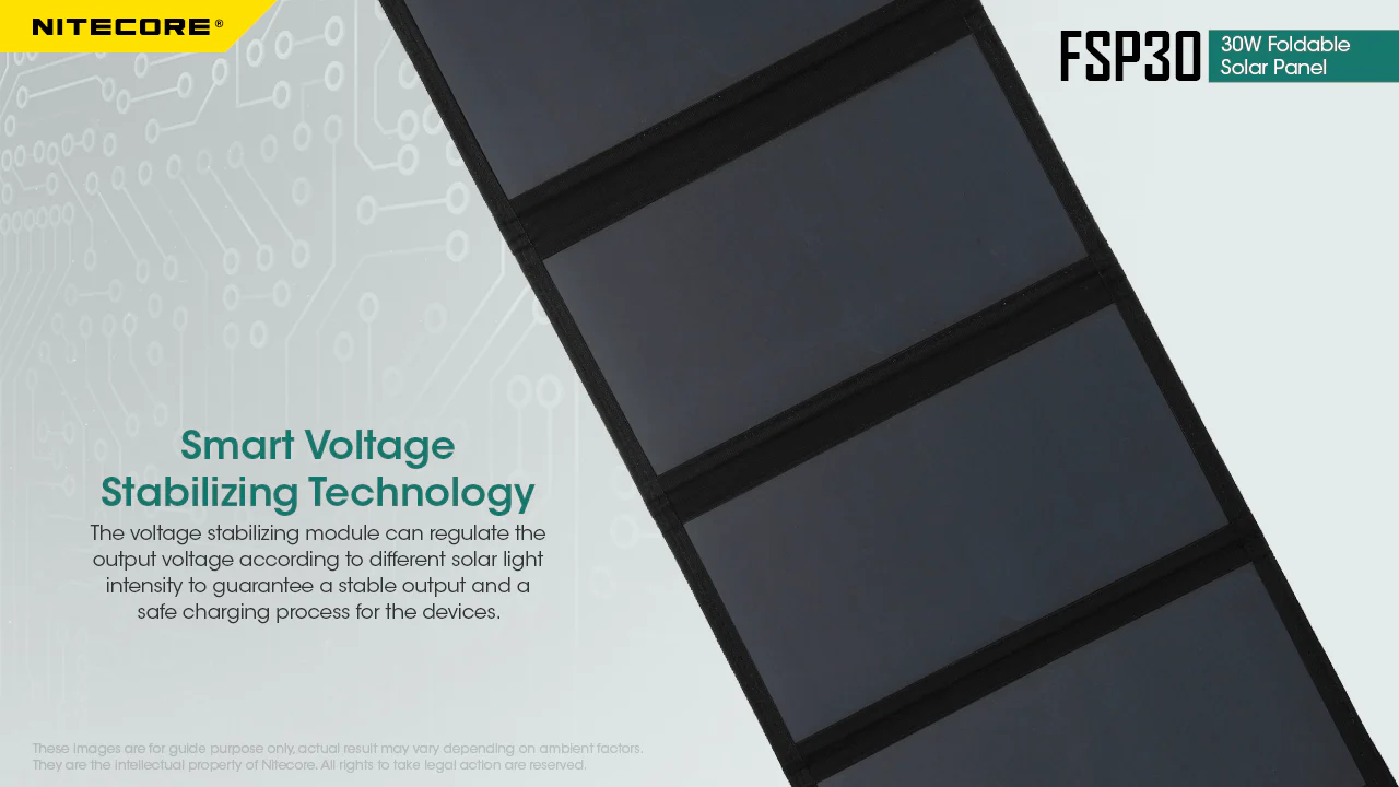 Nitecore FSP30 30W Foldable Solar Panel - Image 8