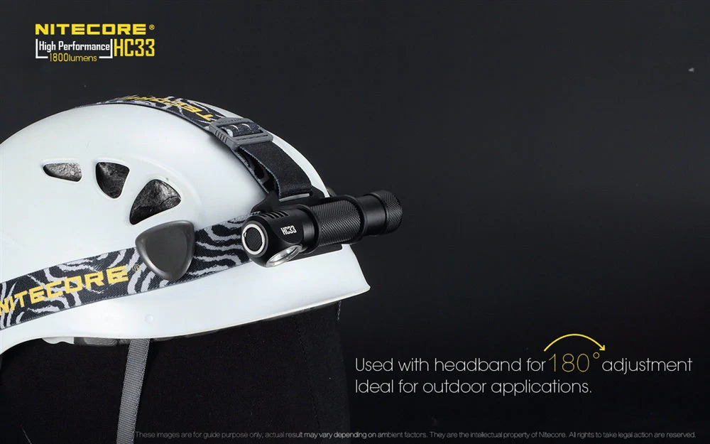 Nitecore HC33 1800 Lumens High Lumen L-Shaped Headlamp - Image 5