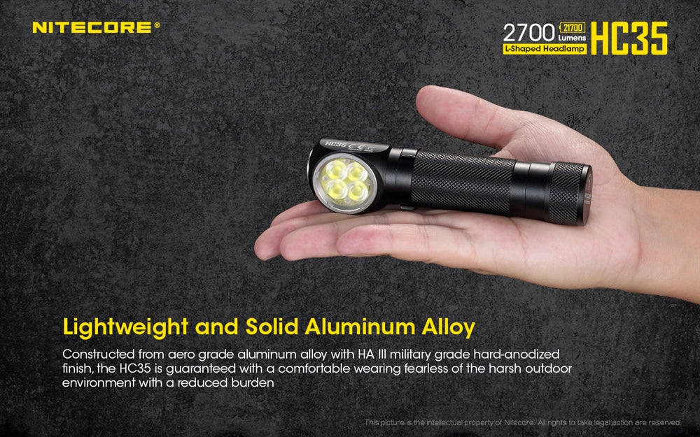 Nitecore HC35 2700 Lumen USB Rechargeable Headlamp - Image 5