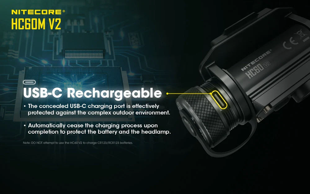 Nitecore HC60M v2 1200 Lumen NVG Helmet Light - Image 5