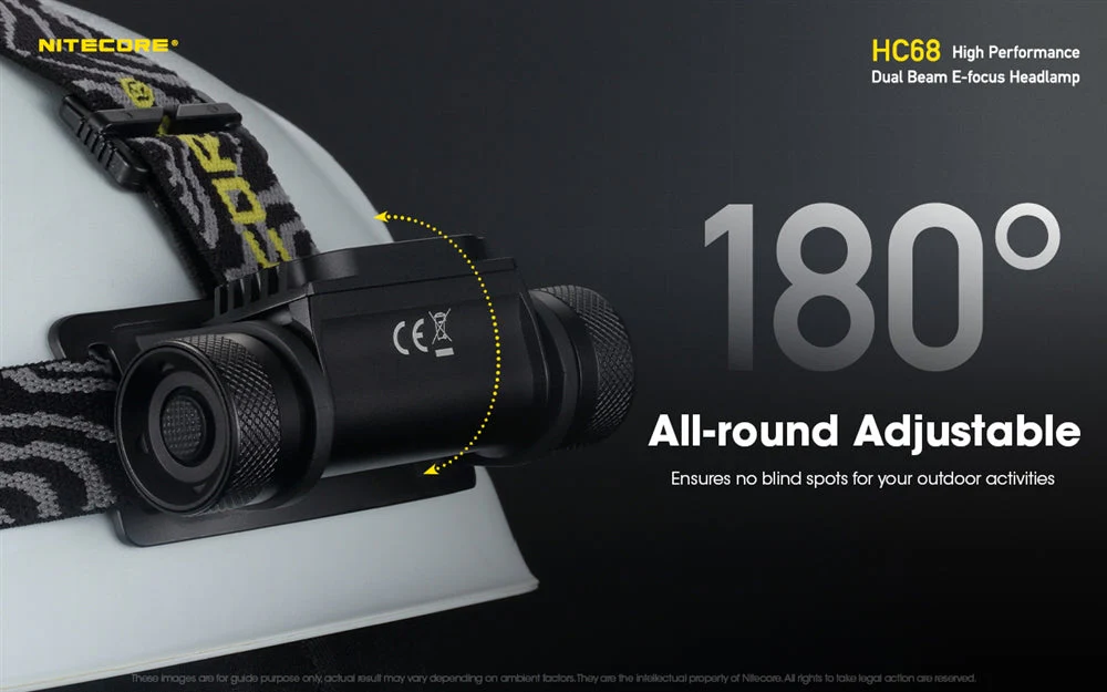 Nitecore HC68 2000 Lumen Rechargeable Focusable Headlamp - Image 11