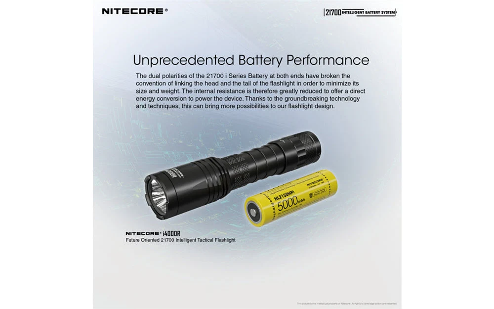 Nitecore Intelligent 21700 Battery System - MPB21 Kit: Lantern, Dual Function Battery Charger - Image 10